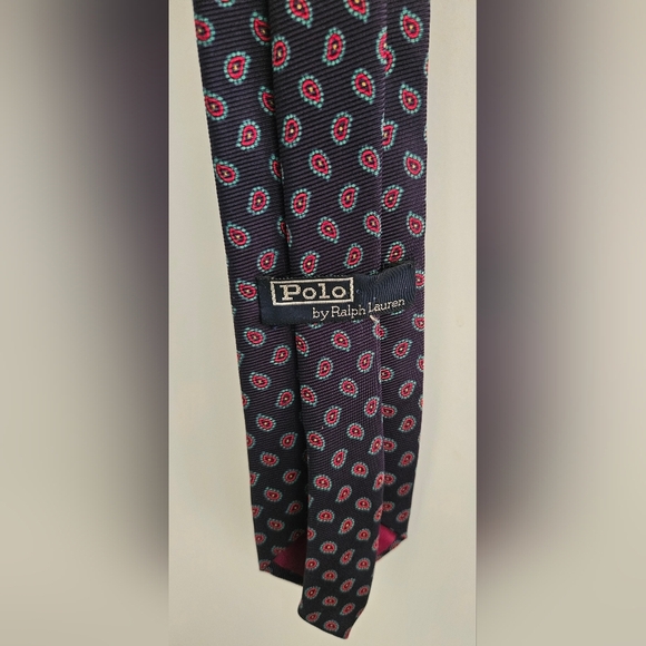 Polo by Ralph Lauren 100% Silk Tie - Picture 2 of 2